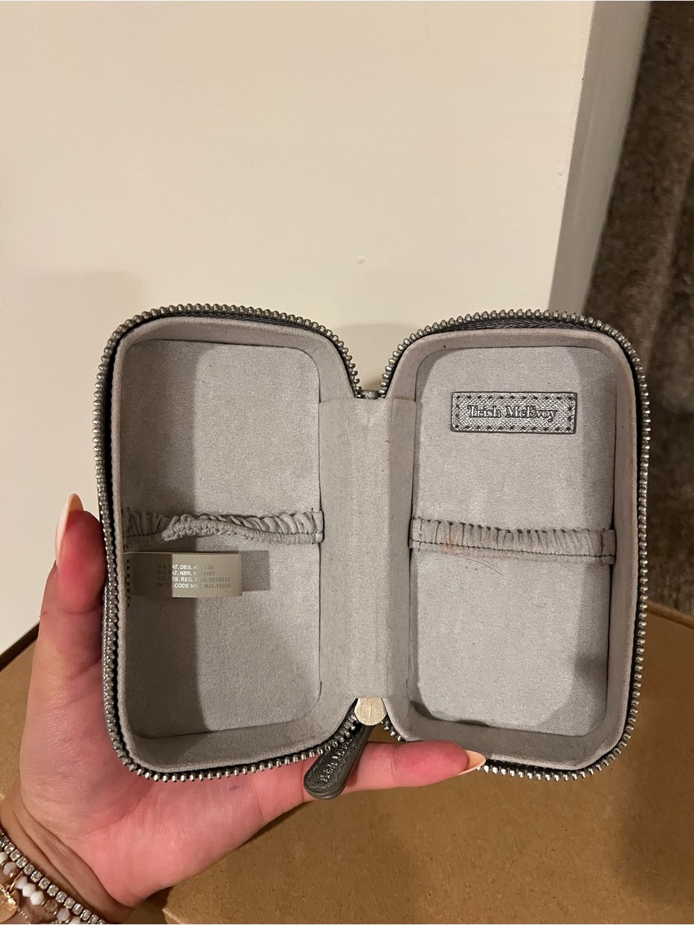 Trish McEvoy Cosmetic/Jewelry Case